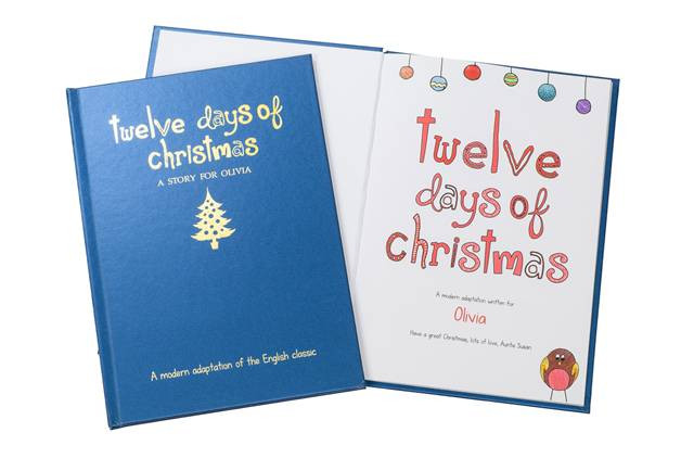 Personalized Twelve Days of Christmas Book