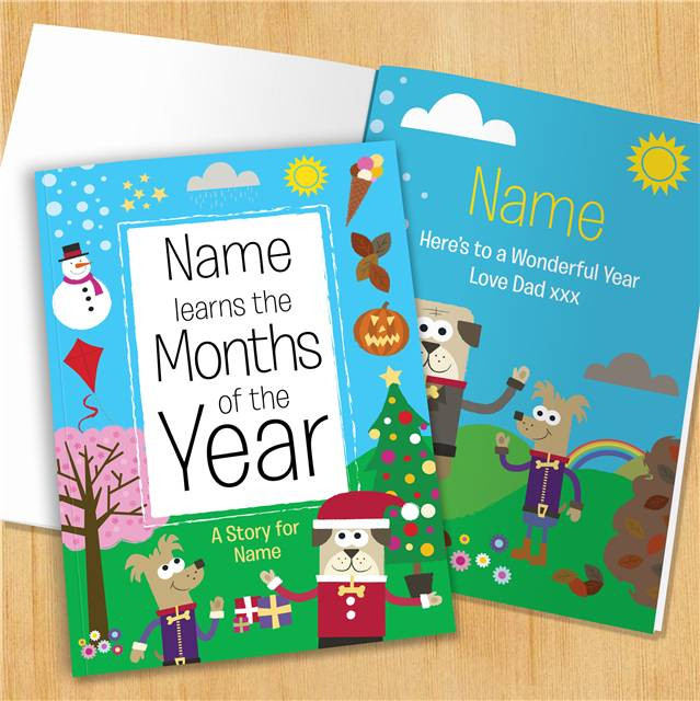 Personalized Months of the Year Book