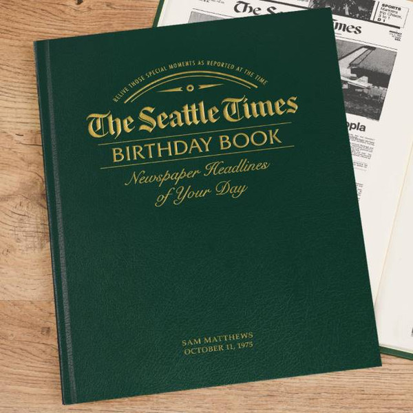 Seattle Times Birthday Newspaper