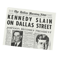 An Original Dallas Morning News from Your Day of Birth