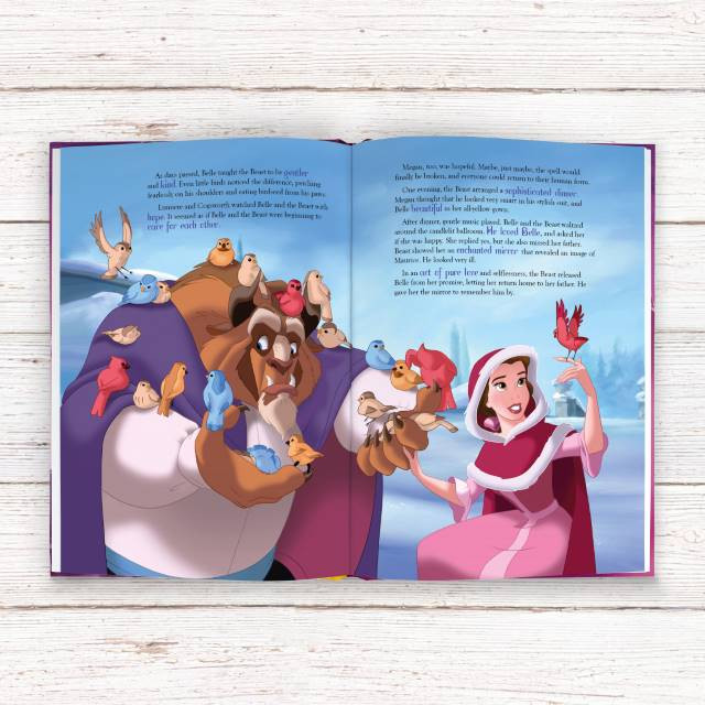 Personalized Disney Beauty and the Beast Story Book
