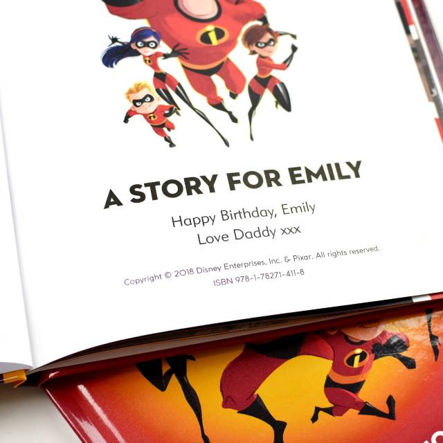 Personalized Disney Incredibles 2 Story Book