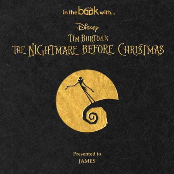 Personalized Nightmare Before Christmas Story Book