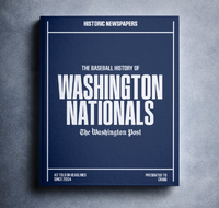 Washington Nationals -  Personalized Team Book