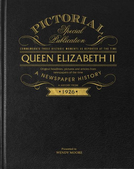 Queen Elizabeth Pictorial Newspaper Book