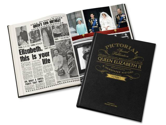 Queen Elizabeth Pictorial Newspaper Book