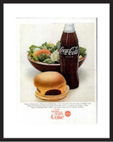 LIFE Magazine - Framed Original Ad - 1966 Coke Ad 