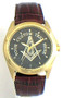 Leather Strap Masonic Watch
Black Dial