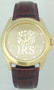 IRS Logo Watch
Gold Dial