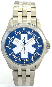 All Stainless EMS Watch
Star of Life
Blue Dial
