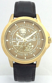 State of Florida State Seal Watch
Gold Dial