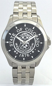 Colorado State Seal Watch
Black dial