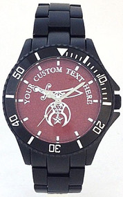 Black Aluminum Shriner watch