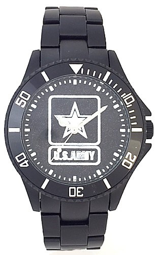 US Army Watch
Black Aluminum
Black Medallion Dial