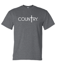 Cross in Country T-Shirt Charcoal (Front)