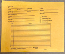 Dealer Record Folder