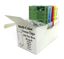 Mixed Color Versa-Tags, Key Tags