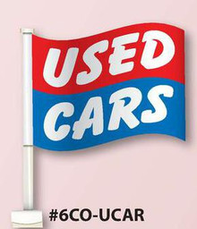 Double-Pane Clip-On Flags #6CO-UCAR