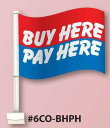Double-Pane Clip-On Flags #6CO-BHPH