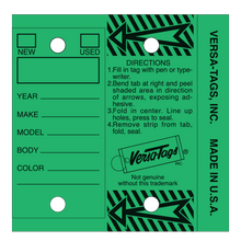 Versa-Tags  "Green" Key Tags
