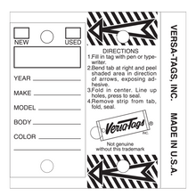 Versa-Tags  "White" Key Tags