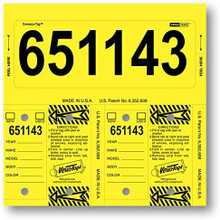 Versa-Tag "Yellow" Consecu-Tags