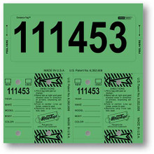 Versa-Tag "Green" Consecu-Tags