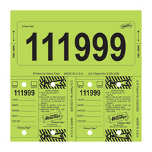 Versa-Tag "Lime Green" Consecu-Tags