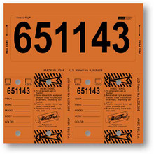 Versa-Tag "Orange" Consecu-Tags
