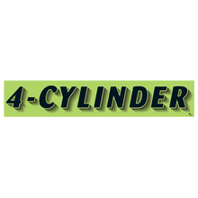 Vinyl Highlights Windshield Slogans "4 Cylinder" Black/Fluorescent Green 12/Pack