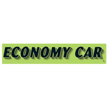 Vinyl Highlights Windshield Slogans "Economy Car" Black/Fluorescent Green 12/Pack