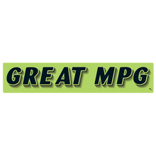 Vinyl Highlights Windshield Slogans "Great MPG" Black/Fluorescent Green12/Pack
