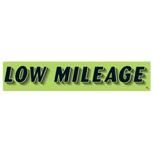 Vinyl Highlights Windshield Slogans "Low Mileage" Black/Fluorescent Green 12/Pack