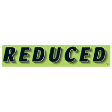 Vinyl Highlights Windshield Slogans "Reduced" Black/Fluorescent Green 12/Pack