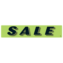 Vinyl Highlights Windshield Slogans "Sale" Black/Fluorescent Green 12/Pack