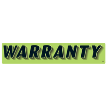 Vinyl Highlights Windshield Slogans "Warranty" Black/Fluorescent Green 12/Pack