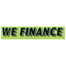 Vinyl Highlights Windshield Slogans "We Finance" Black/Fluorescent Green 12/Pack
