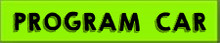 Vinyl Highlights Windshield Slogans "Program Car" Black/Fluorescent Green 12/Pack