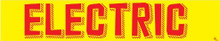 Vinyl Windshield Slogans " Electric" Red/Yellow 12/Pack
