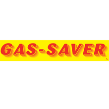 Vinyl Windshield Slogans "Gas-Saver" Red/Yellow 12/Pack