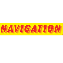 Vinyl Windshield Slogans "Navigation" Red/Yellow 12/Pack
