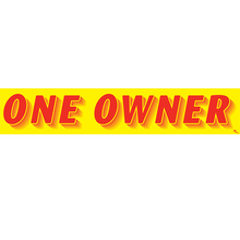 Vinyl Windshield Slogans "One Owner" Red/Yellow 12/Pack