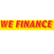 Vinyl Windshield Slogans "We Finance" Red/Yellow 12/Pack
