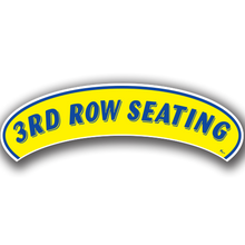 Vinyl Highlights Eyebrow Slogans "3rd Row Seating" Blue/Yellow 12/Pack