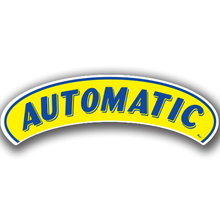 Vinyl Highlights Eyebrow Slogans "Automatic" Blue/Yellow 12/Pack