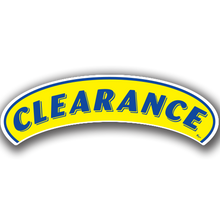 Vinyl Highlights Eyebrow Slogans "Clearence" Blue/Yellow 12/Pack