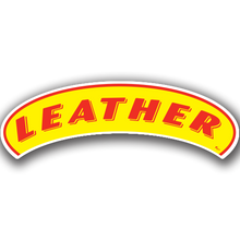 Vinyl Highlights Eyebrow Slogans "Leather" Red/Yellow 12/Pack