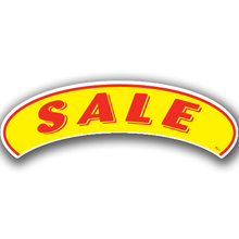 Vinyl Highlights Eyebrow Slogans "sale" Red/Yellow 12/Pack