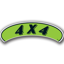Vinyl Highlights Eyebrow Slogans "4X4" Black/Fluorescent Green 12/Pack