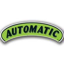 Vinyl Highlights Eyebrow Slogans "Automatic" Black/Fluorescent Green 12/Pack